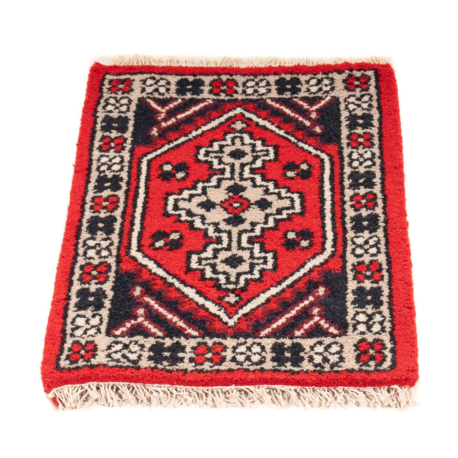 Orientteppich 60 x 40 cm - dunkelrot