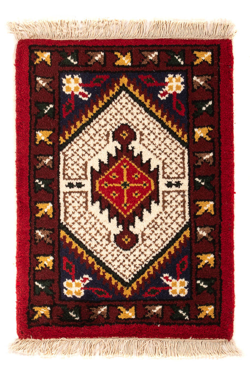 Orientteppich 60 x 40 cm - dunkelrot