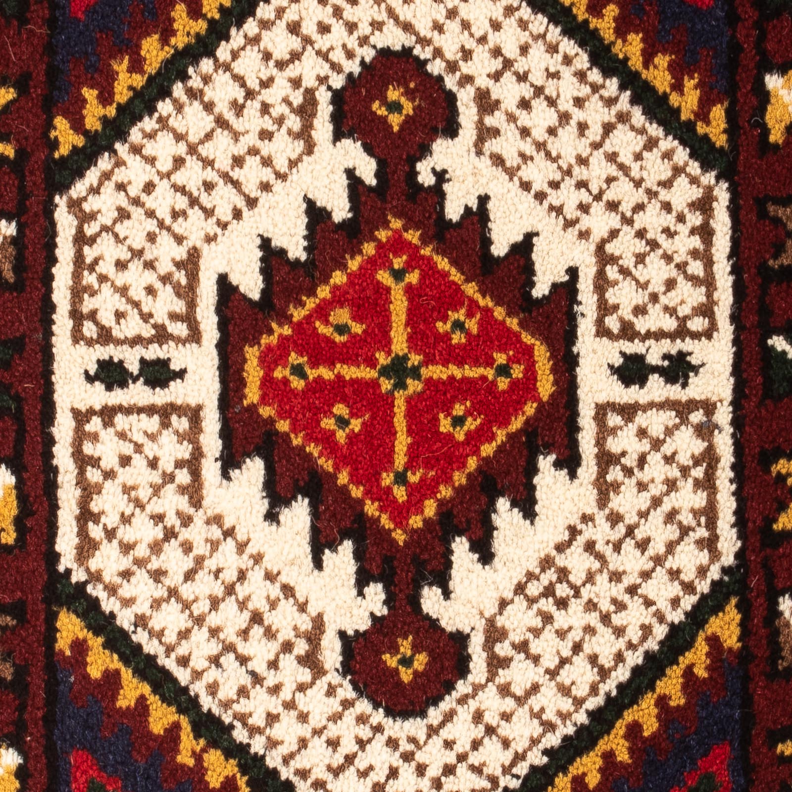 Orientteppich 60 x 40 cm - dunkelrot