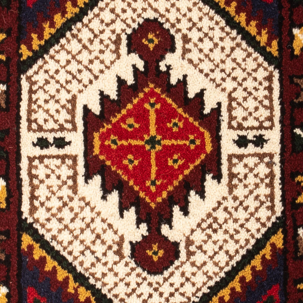 Orientteppich 60 x 40 cm - dunkelrot