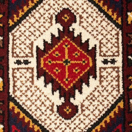 Orientteppich 60 x 40 cm - dunkelrot