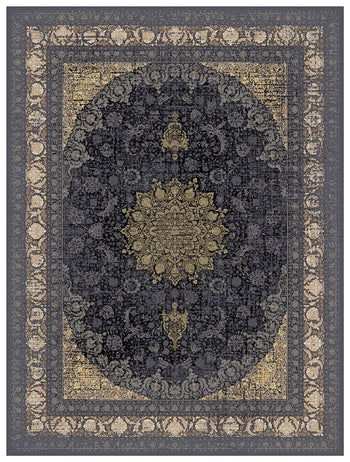 Orientalischer Webteppich - Golden Glam - rechteckig