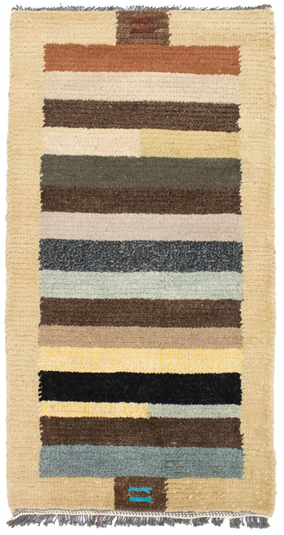 Nepal Teppich 70x140cm - Wollteppich