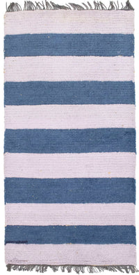 Nepal Teppich 140 x 70 cm - mehrfarbig