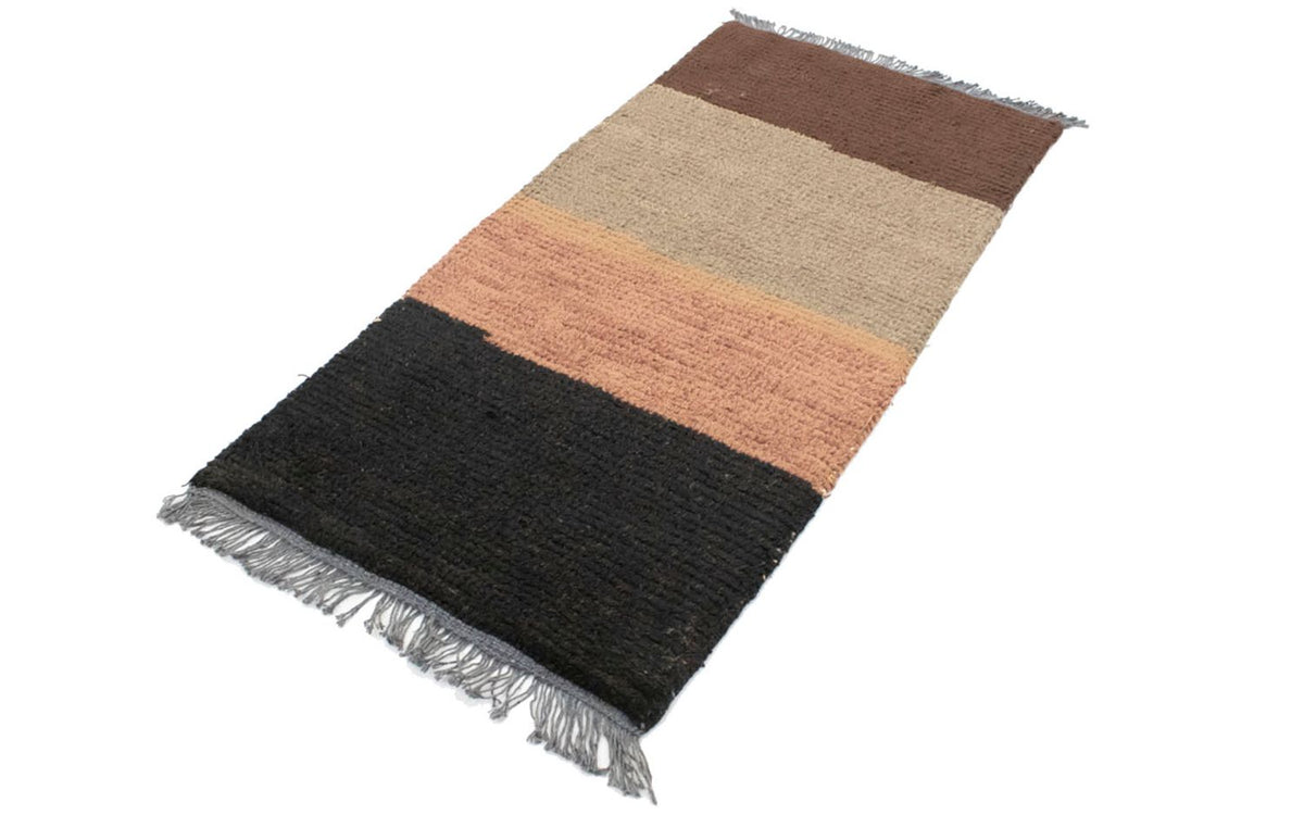 Nepal Teppich 140 x 70 cm - mehrfarbig