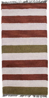 Nepal Teppich 70x140cm - Wollteppich - Rechteckig / Mehrfarbig / 70 x 140 cm Rechteckig