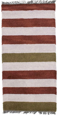 Nepal Teppich 140 x 70 cm - mehrfarbig