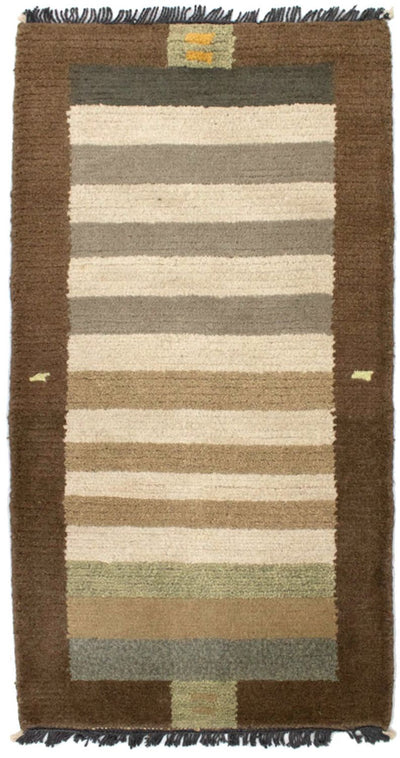 Nepal Teppich 70x140cm - Wollteppich