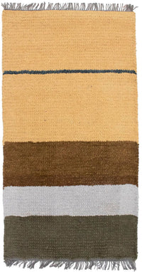 Nepal Teppich 140 x 70 cm - mehrfarbig