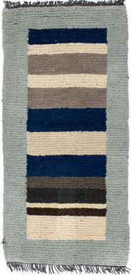 Nepal Teppich 140 x 70 cm - mehrfarbig