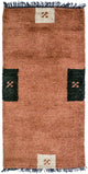 Nepal Teppich 140 x 70 cm - mehrfarbig