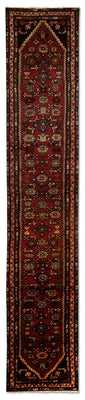 Perserteppich - Nomadic 408 x 74 cm - rot