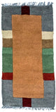 Nepal Teppich 140 x 70 cm - mehrfarbig