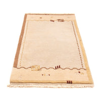 Nepal Teppich 140 x 70 cm - beige