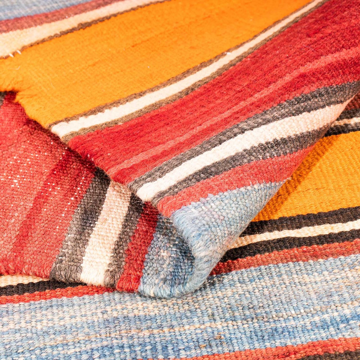 Kelim Teppich - Old 155 x 135 cm - mehrfarbig