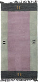 Nepal Teppich 140 x 70 cm - rosa
