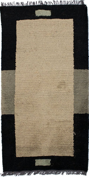 Nepal Teppich 140 x 70 cm - beige
