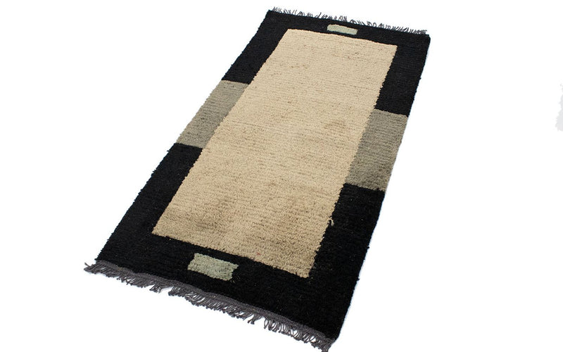 Nepal Teppich 140 x 70 cm - beige