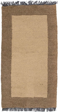 Nepal Teppich 140 x 70 cm - beige
