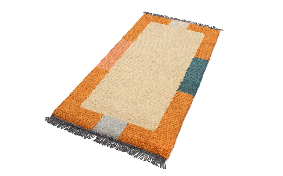 Nepal Teppich 140 x 70 cm - beige