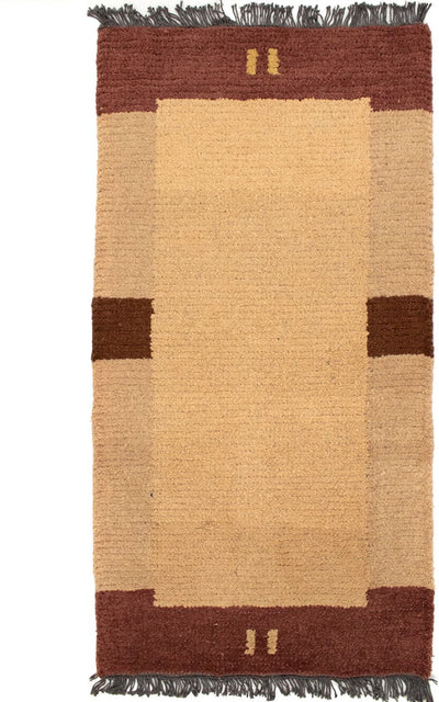 Nepal Teppich 70x140cm - Wollteppich