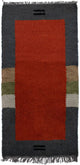 Nepal Teppich 140 x 70 cm - rot