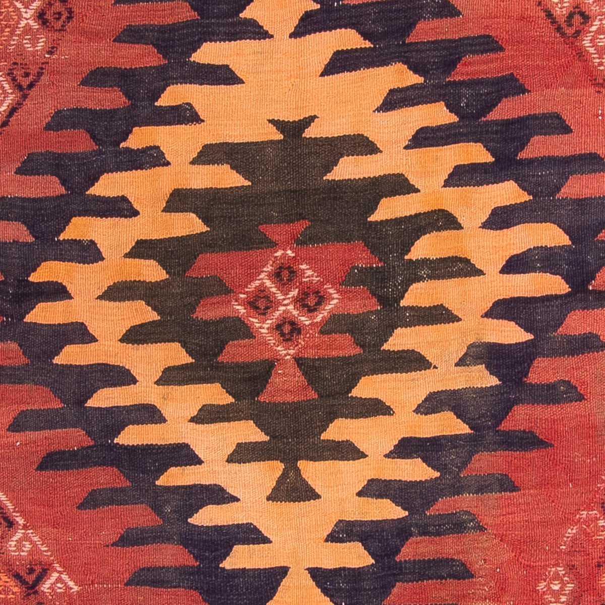 Kelim Teppich - Old 395 x 145 cm - mehrfarbig