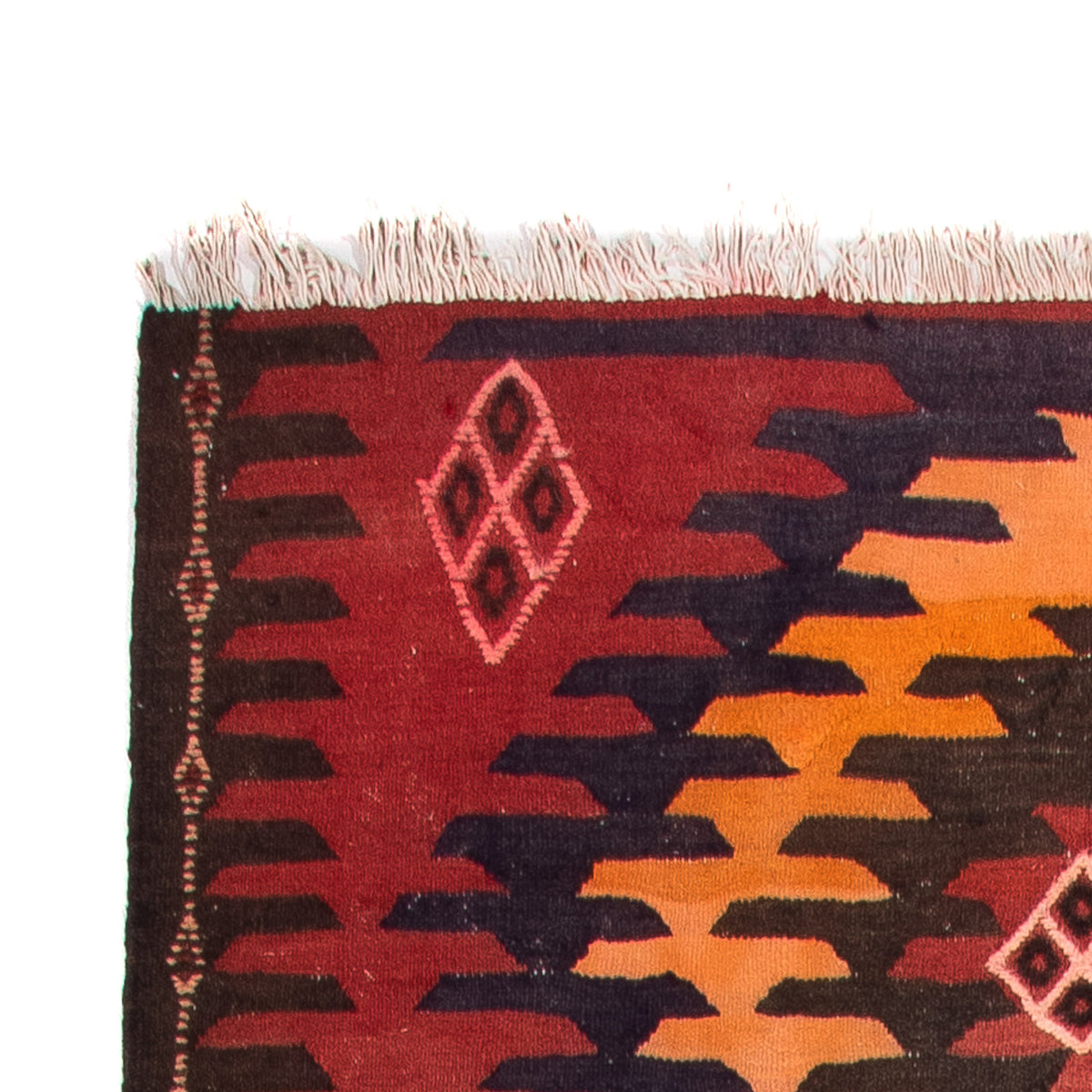 Kelim Teppich - Old 395 x 145 cm - mehrfarbig