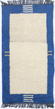 Nepal Teppich 140 x 70 cm - beige