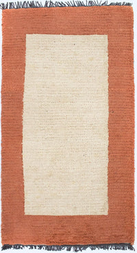 Nepal Teppich 140 x 70 cm - beige