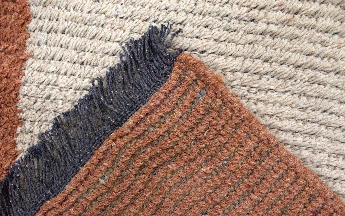 Nepal Teppich 140 x 70 cm - beige