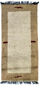 Nepal Teppich 140 x 70 cm - beige