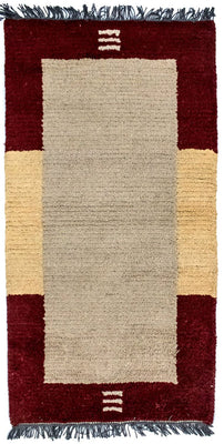Nepal Teppich 140 x 70 cm - beige