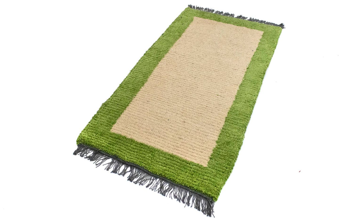 Nepal Teppich 140 x 70 cm - beige