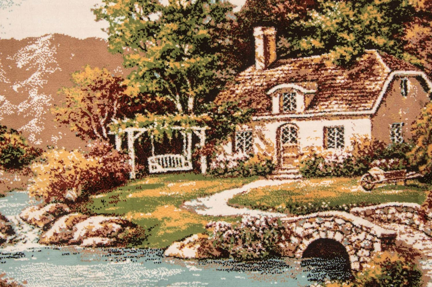 Bild-Teppich 85x60cm - Orientteppich