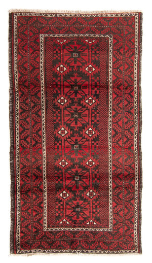 Läufer Belutsch - 210 x 110 cm - rot