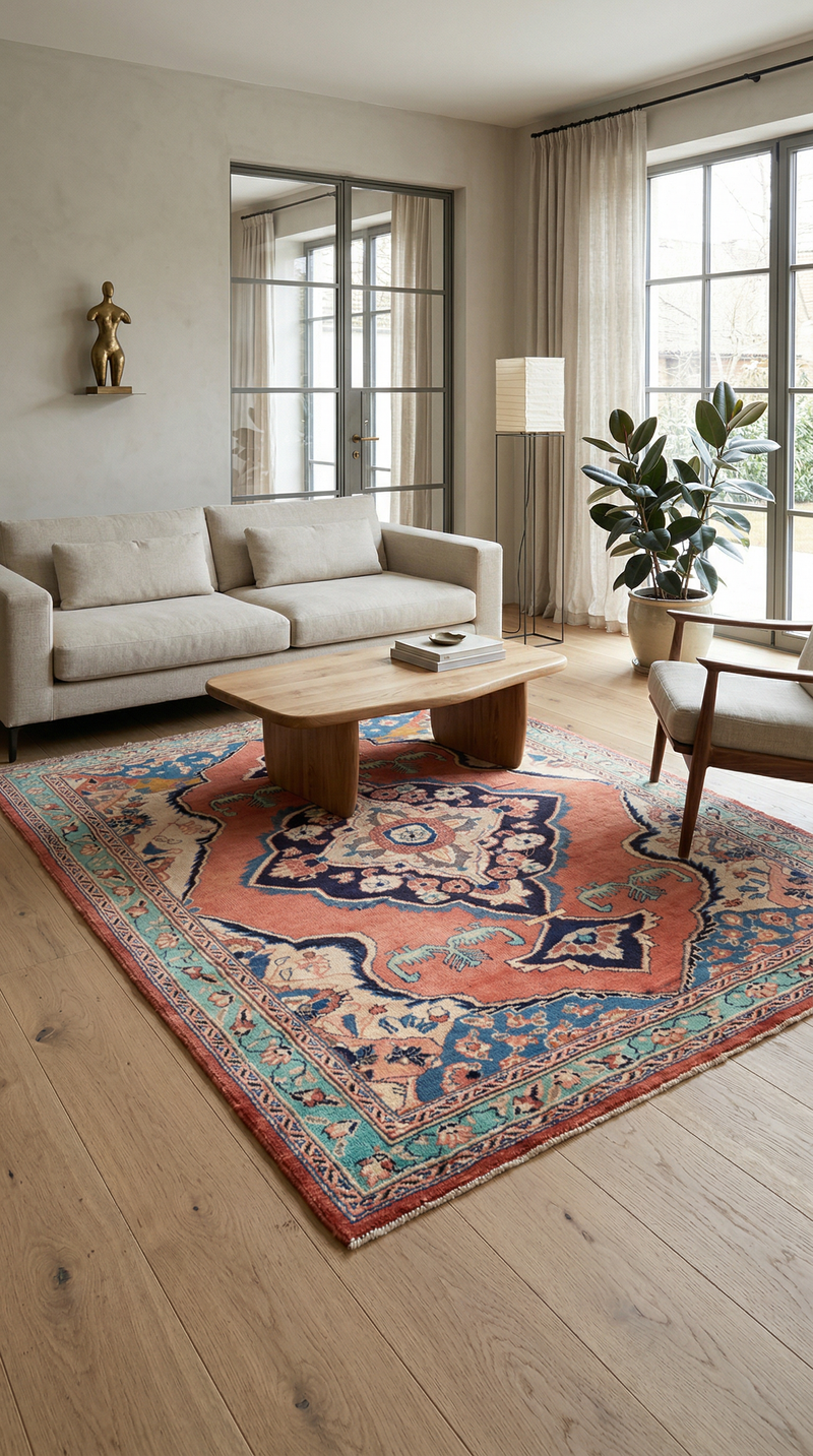 Sarough Teppich 234x140cm - Perserteppich