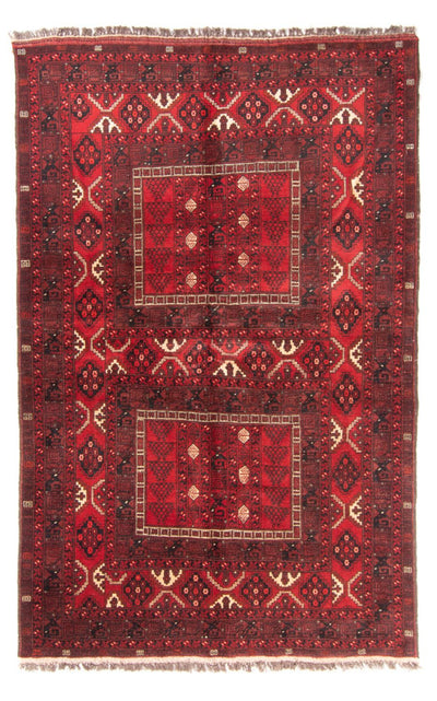 Turkaman Teppich 158x244cm - Orientteppich - rot
