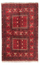Turkaman Teppich - 244 x 158 cm - rot