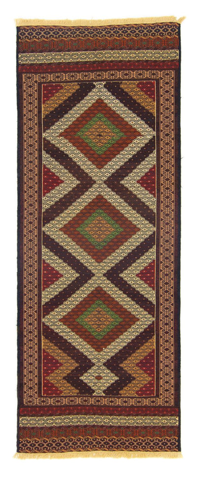 Kelim Afghan Teppich 85x222cm