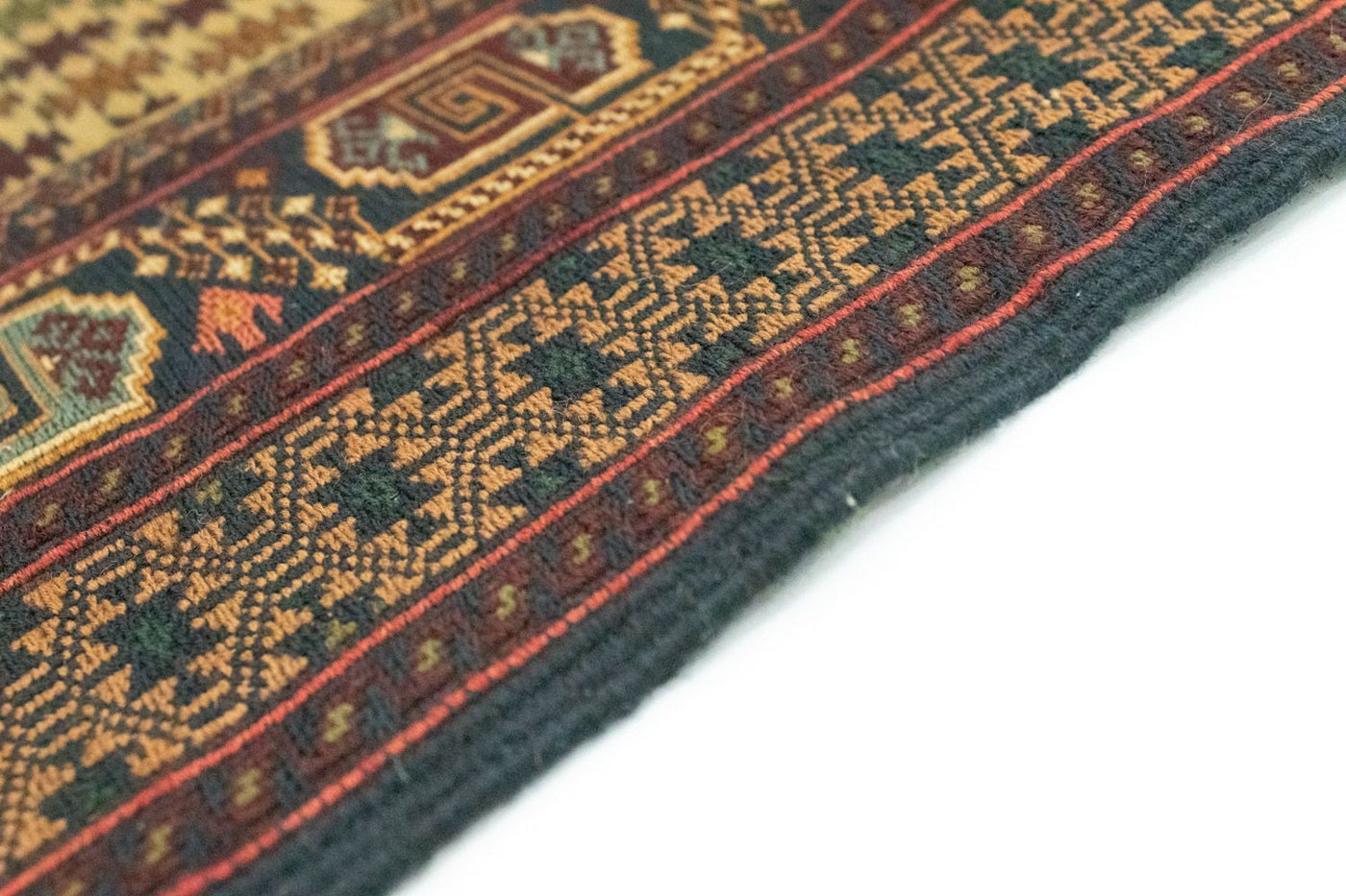 Kelim Afghan Teppich 186x89cm