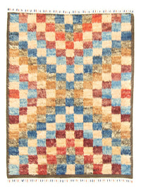 Berber Teppich 206 x 143 cm - bunt