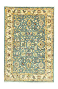 Ziegler Teppich 180 x 120 cm - hellblau