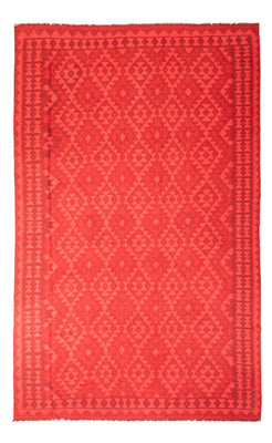 Kelim Teppich - Trendy - Vintage / Colored - 291 x 193 cm - rot