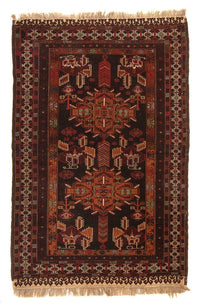 Afghan Teppich 189 x 127 cm