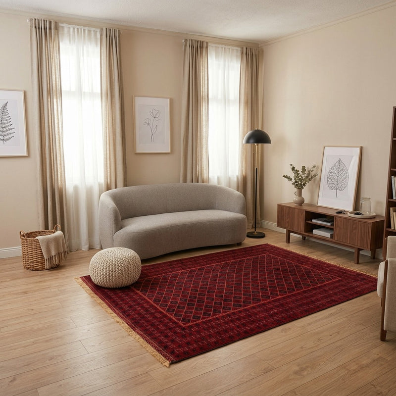 Kelim Afghan Teppich 289x205cm