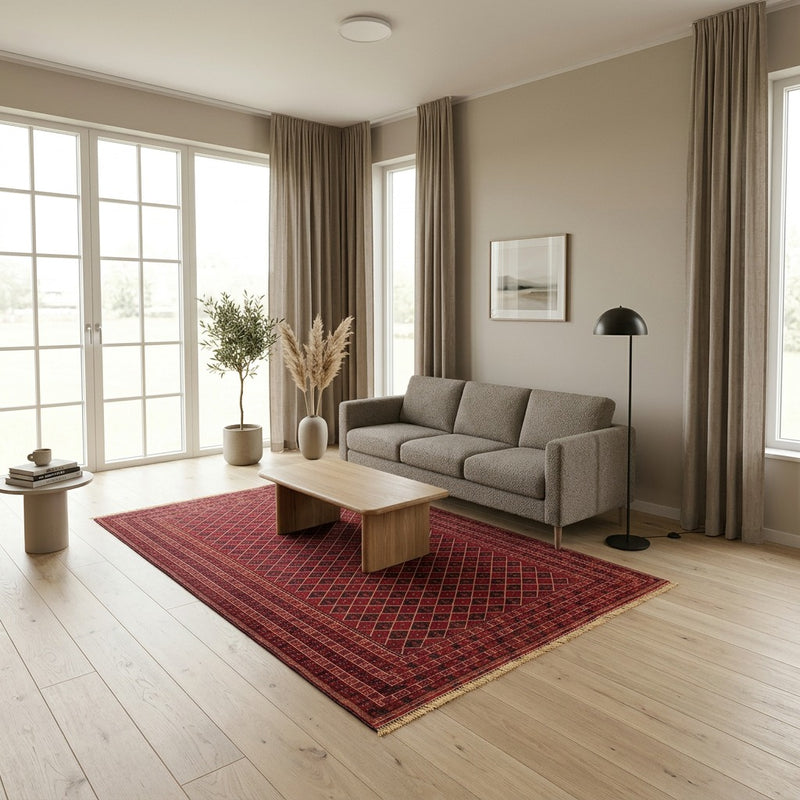 Kelim Afghan Teppich 296x196cm