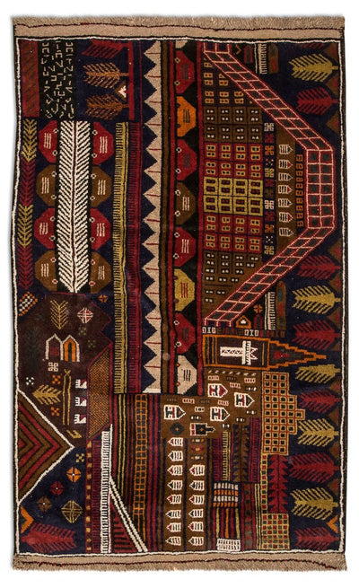 Belutsch Teppich 85x140cm - Orientteppich