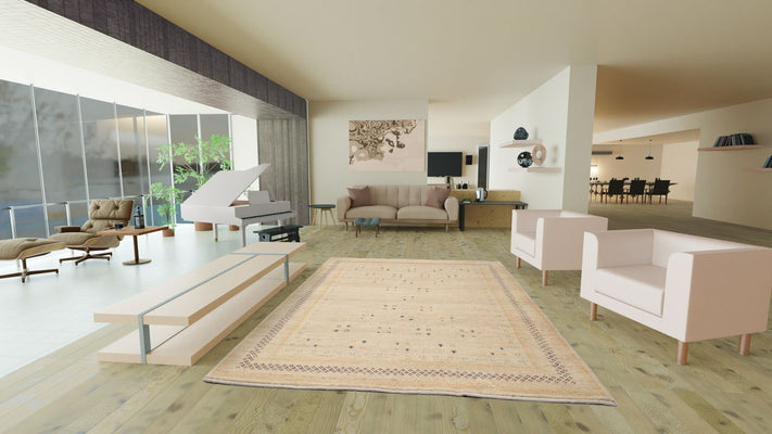 Gabbeh Teppich - Loribaft Indus »Croco« Läufer