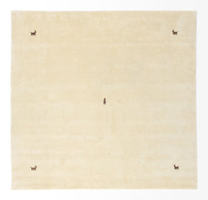 Gabbeh Teppich - Indus »Sahara« Quadratisch